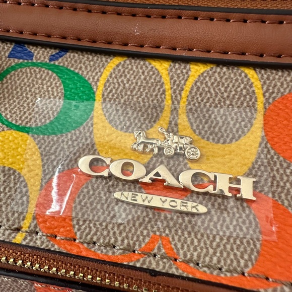 Coach Rainbow Rowan with crossbody strap - Picture 3 of 6